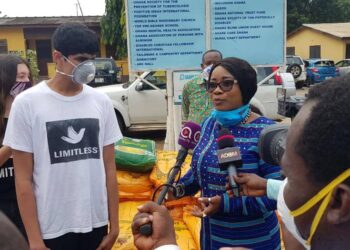 Limitless Ghana donates food items