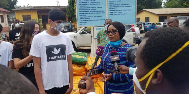 Limitless Ghana donates food items
