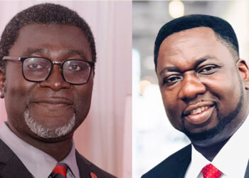 Ebo Richardson, Chief Enablement & Information Officer, Absa Bank Ghana (Left) and Charles Addo, Retail Banking Director, Absa Bank Ghana