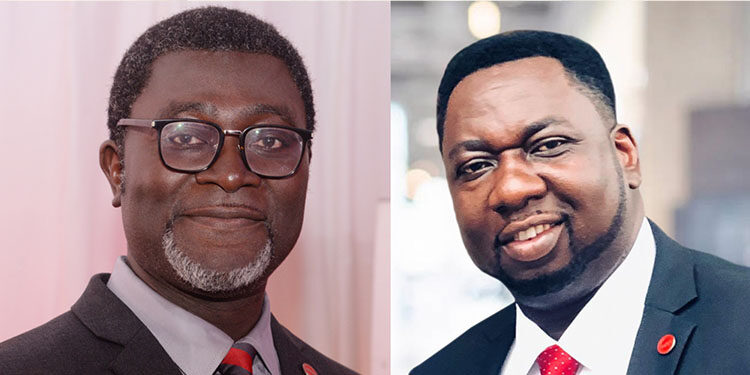 Ebo Richardson, Chief Enablement & Information Officer, Absa Bank Ghana (Left) and Charles Addo, Retail Banking Director, Absa Bank Ghana