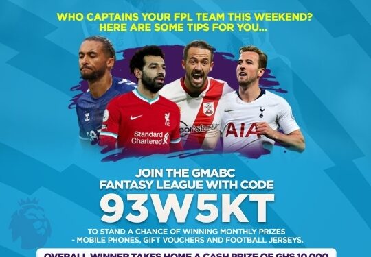 GMABC Fantasy League: Race for GH₵ 10,000 cash in 2020/21 EPL season heats up