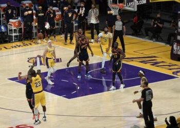 NBA: LeBron James guides LA Lakers to play-offs with play-in win over Golden State Warriors