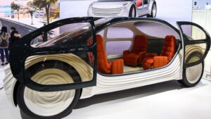 The interior of the Airo is intended to be more like a room than a car -GETTY IMAGES