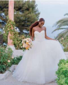 "A) Impromptu photo shoot in a custom @verawang dress.-Photocredit: Issa Rae