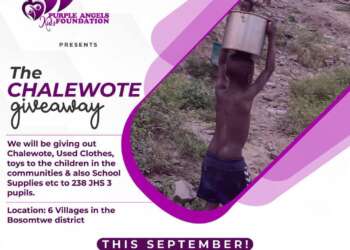 Chalewote Give Away By Naa Dzama’s foundation.