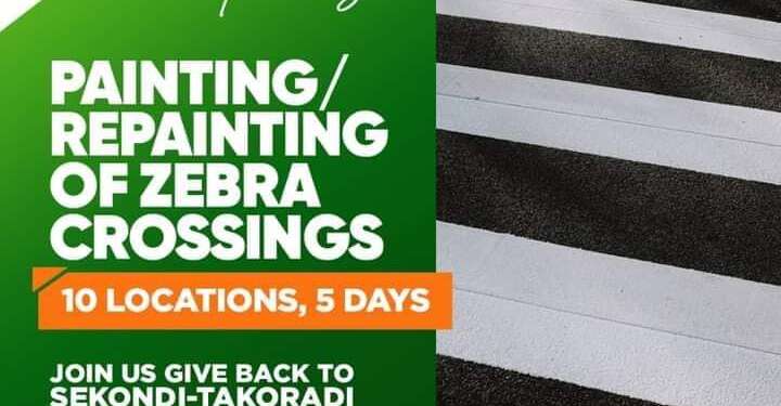 #YtadiAt10: YFM set to paint Zebra crossings across the Sekondi/Takoradi metropolis