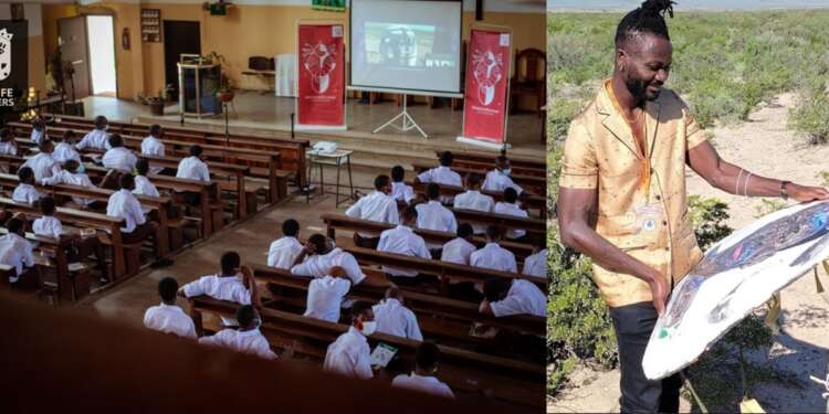 Amoako’s artwork reaches outer space