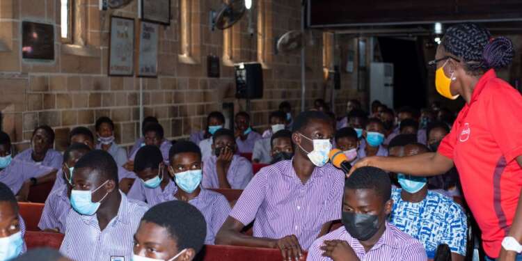 Absa Bank Staff Engages Students