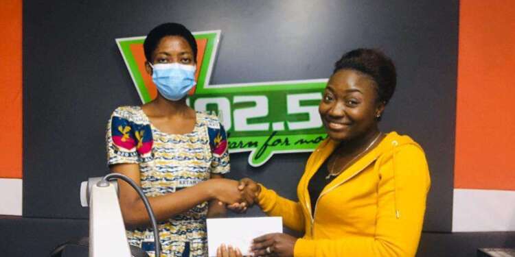 YFM gifts Ketasco’s Francisca Lamini GH₵2500