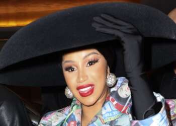 Cardi B Will Put a Spell on You in Matching Black Velvet Gowns & Witch Hats With Daughter Kulture