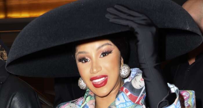 Cardi B Will Put a Spell on You in Matching Black Velvet Gowns & Witch Hats With Daughter Kulture