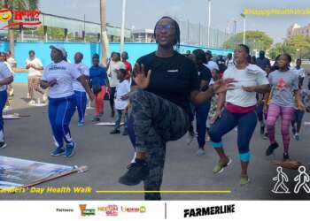 HappyFM-Farmerline celebrate Farmers’ Day with health walk and screening
