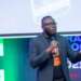 AfricaWeb Editor-in-Chief, Ismail Akwei, presenting the GhanaWeb Reporter at the Ghana Bloggers Summit