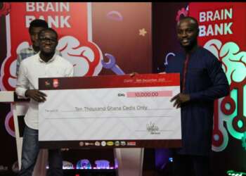 Francis Mintah Hagan wins the Brain Bank challenge, walks away with GHc 10,000
