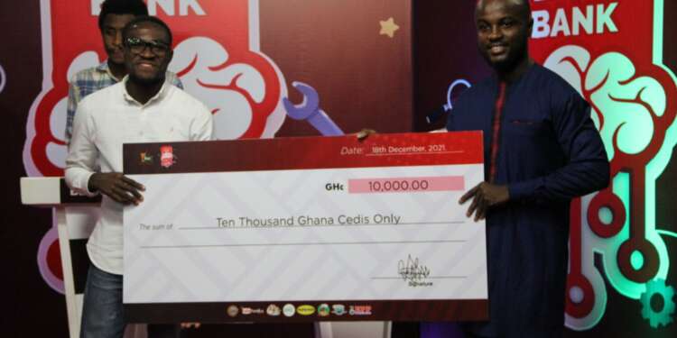 Francis Mintah Hagan wins the Brain Bank challenge, walks away with GHc 10,000