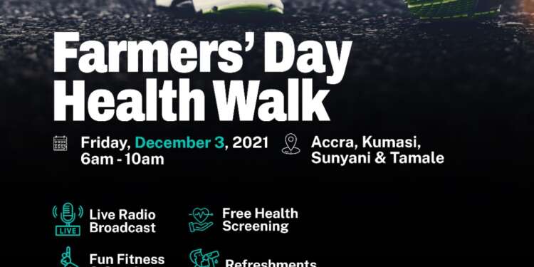 HappyFM Partners with Farmerline for Health Walk on Farmers’ Day