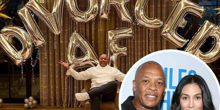 Dr. Dre 'FINALIZES divorce' from Nicole Young as he celebrates with 'divorced AF' balloons after VERY ugly $1 BILLION legal battle
