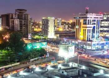 Getting air outside Accra