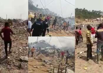 Many feared dead in explosion on the Bogoso-Bawdie Highway