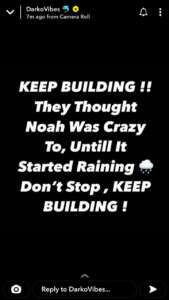 Keep building even if they think you’re crazy – Darko Vibes