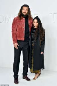 Splitting up: Jason Momoa, 42, and Lisa Bonet, 54, announced in a joint statement posted to social media on Wednesday that they are separating after four years of marriage; pictured in 2020 in Hollywood