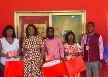 HappyFM, eTV Ghana reward winners in AFCON predict and win promo with HD+ decoders