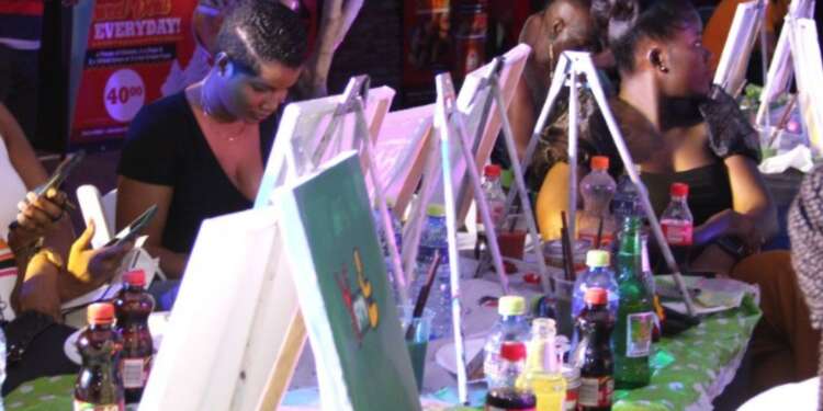 YFM thrills patrons of second edition of Paint “n” Sip