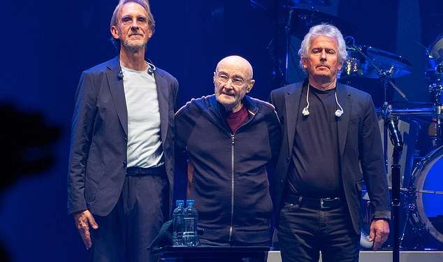 Frail Phil collins bids emotional farewell to fans as he performs his final ever show