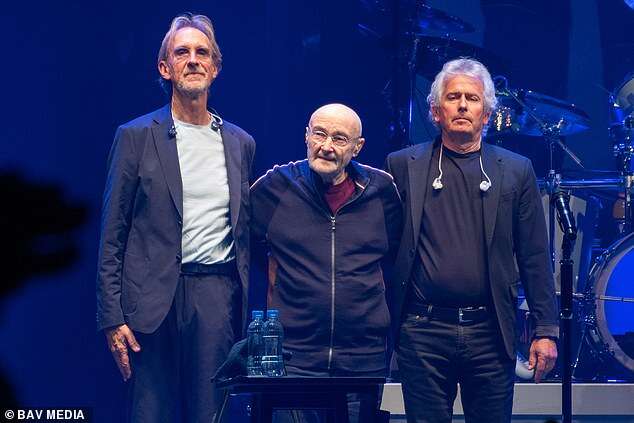 Frail Phil collins bids emotional farewell to fans as he performs his final ever show