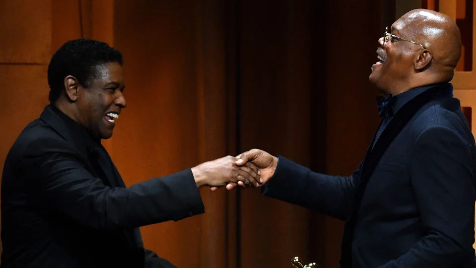 The Brotherhood is strong between Denzel Washington and Samuel L. Jackson at the Governor's Awards