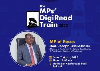 MPs DigiRead Train: First Deputy Speaker reads with children in his constituency