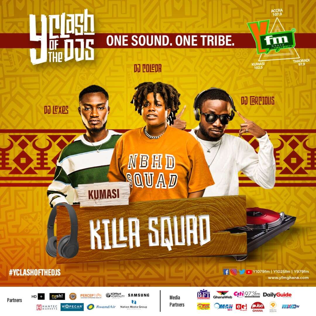 YFM Kumasi debuts DJ Coleda to chill with the big boys in the Y Clash of the DJs