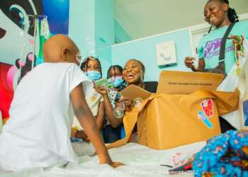 #2GhForCancer: Purple Angels Foundation celebrates Mother’s Day with young cancer patients at Korle-bu