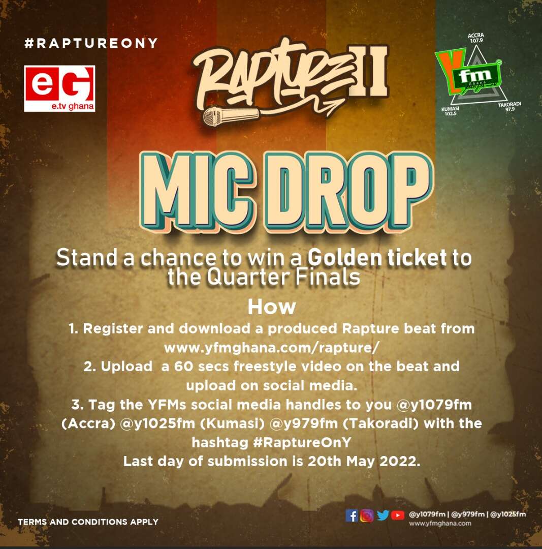 #RaptureOnY: Drop a Mic to hop on the golden chance to quarter-finals