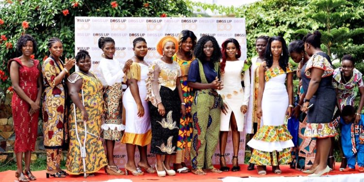 15 young ladies graduate under BossUp 100 project in the Western Region