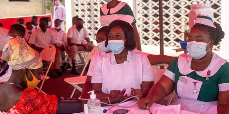 Ashanti Month: Vodafone takes its free e-learning and health screening to the region