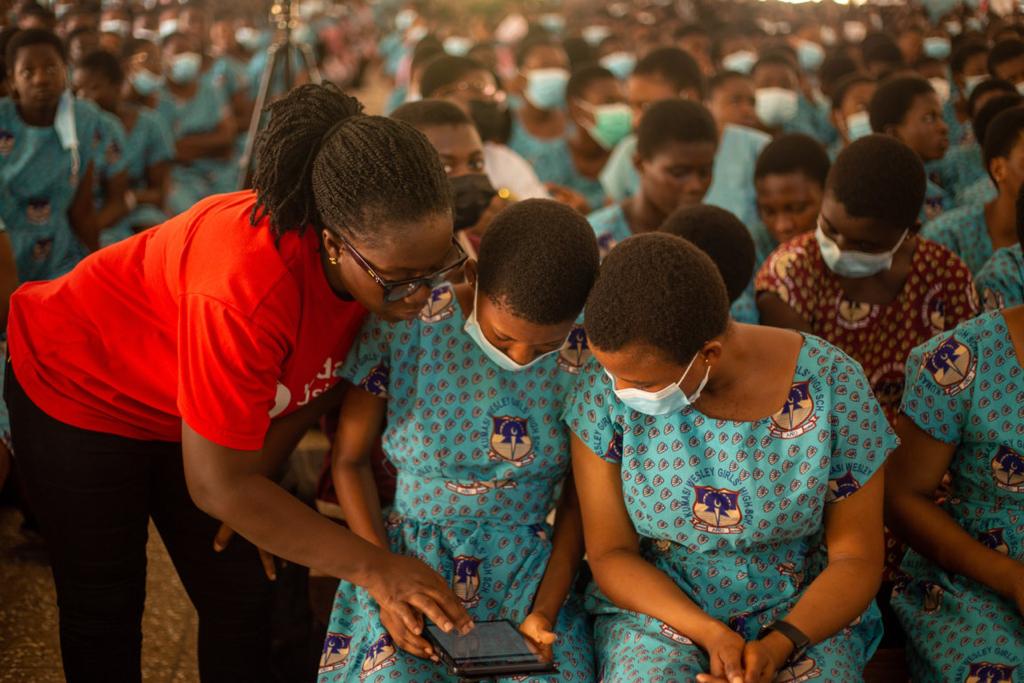 Ashanti Month: Vodafone takes its free e-learning and health screening to the region