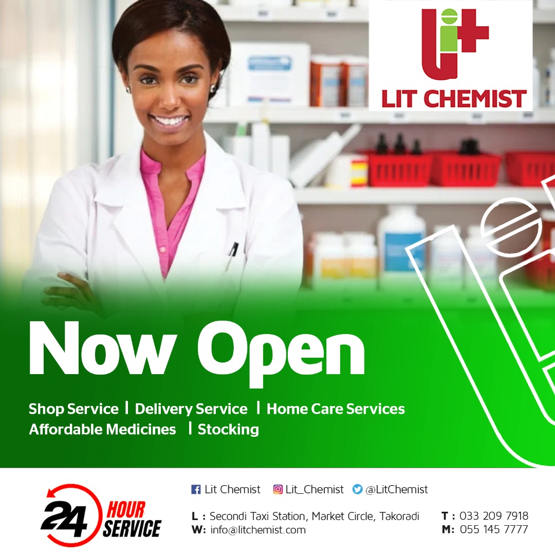 Caring Beyond Medicines; Lit Chemist Ltd Announces Quarterly Free Medical Screening for Residents of Takoradi