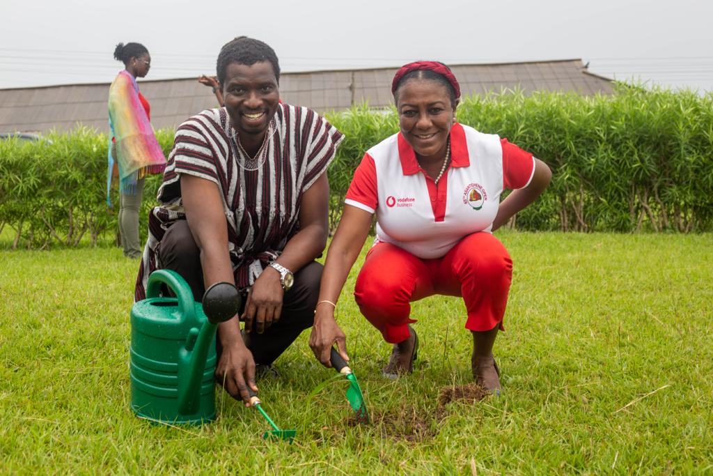 Vodafone Ghana partners Otumfuo Foundation to plant trees