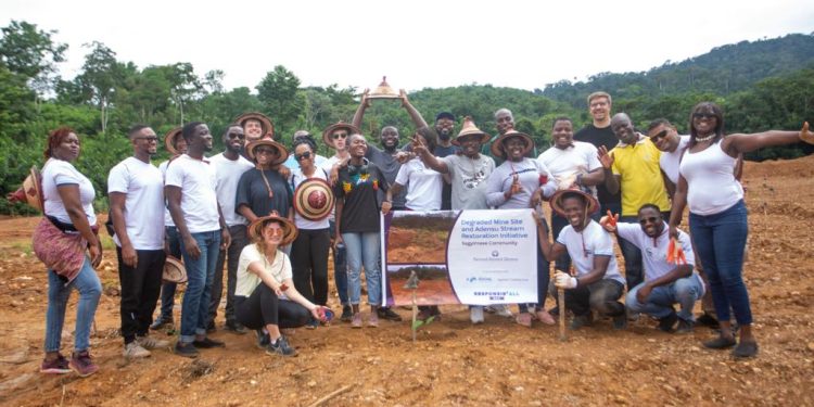 Responsib’all Day: Pernod Ricard Ghana restores degraded mined land, plants 2,400 trees