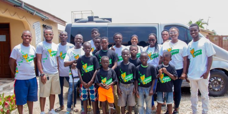 Y Army of YFM Takoradi donates to Remar Children’s Home