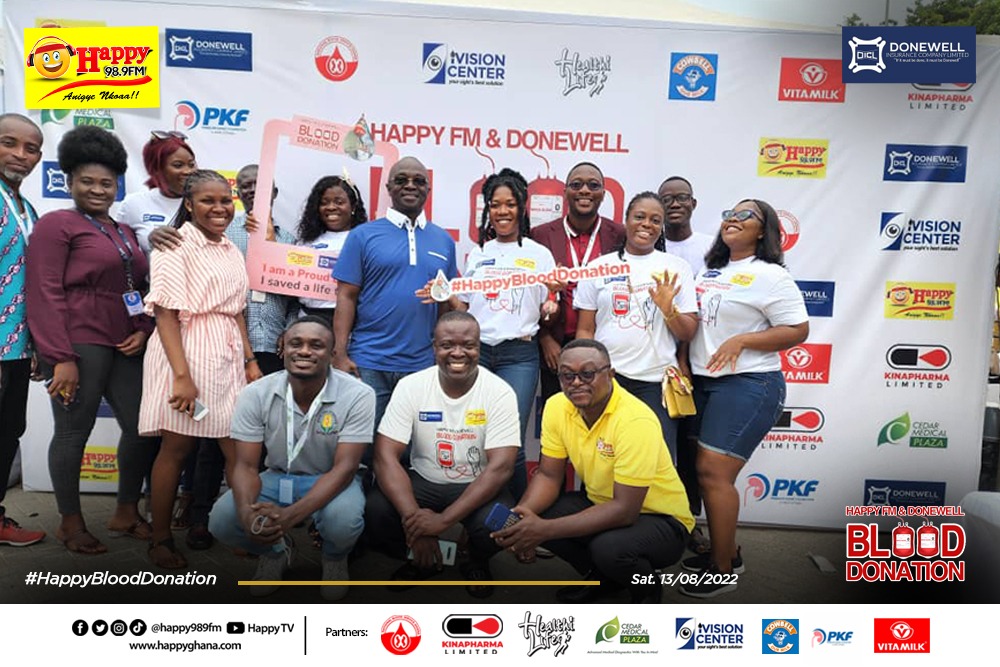 Happy FM/ Donewell Insurance holds Blood Donation Exercise