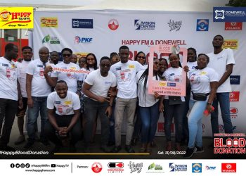 Happy FM/ Donewell Insurance holds Blood Donation Exercise
