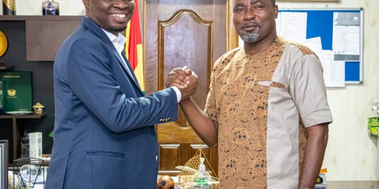 World Armwrestling Vice President pays courtesy call on Youth and Sports Minister