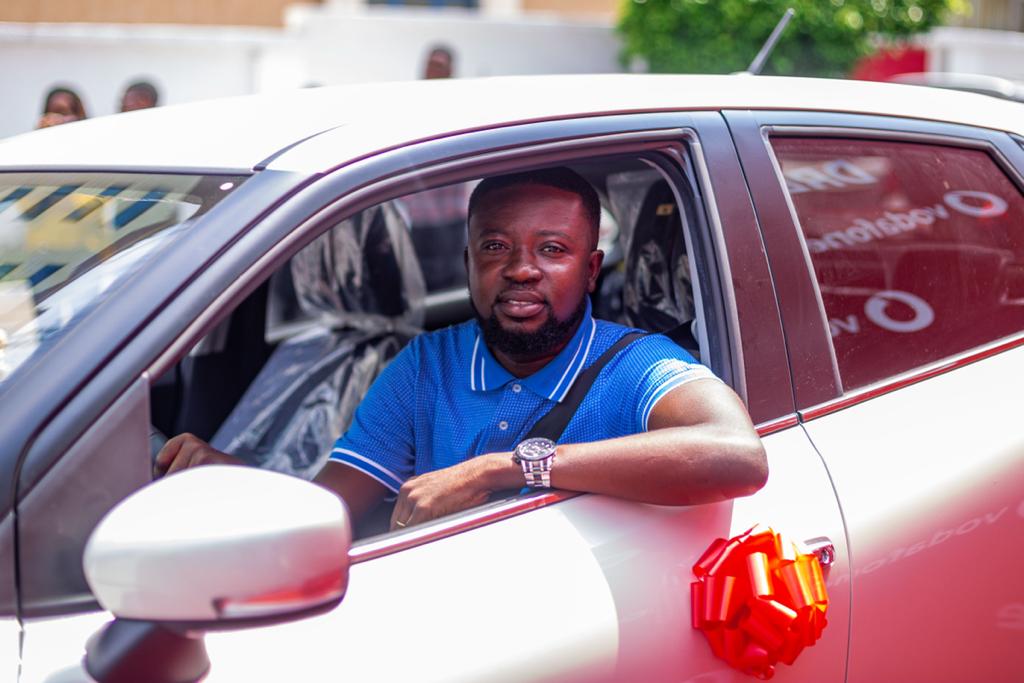 Vodafone Ghana Rewards Dream Car Promotion Winner