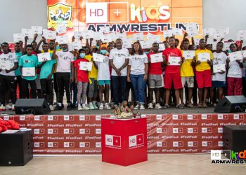 Massive turnout at HD+ Kids Armwrestling Championship in Accra