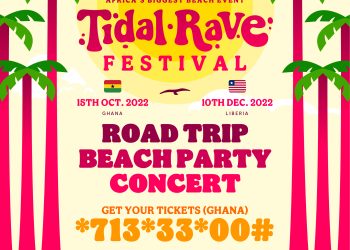 Africa’s biggest beach festival 'Tidal Rave' is back this October in Ghana & Liberia in December