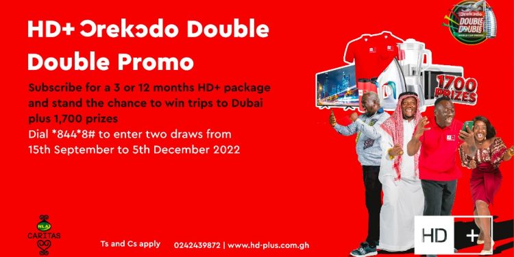 Enjoy live matches In HD this football season and win 1,700 prizes including trips to Dubai with the HD+ ‘Ɔrekɔdo Double Double’ Promo  