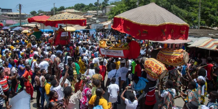 There’s no festival like the Fetu Afahye - Tufuhene of the Oguaa Traditional Council