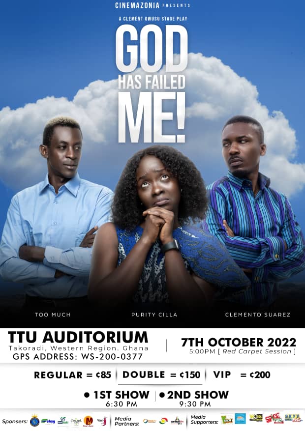 Nana Quasi-Wusu to feature in his 3rd stage play “God Has Failed Me”